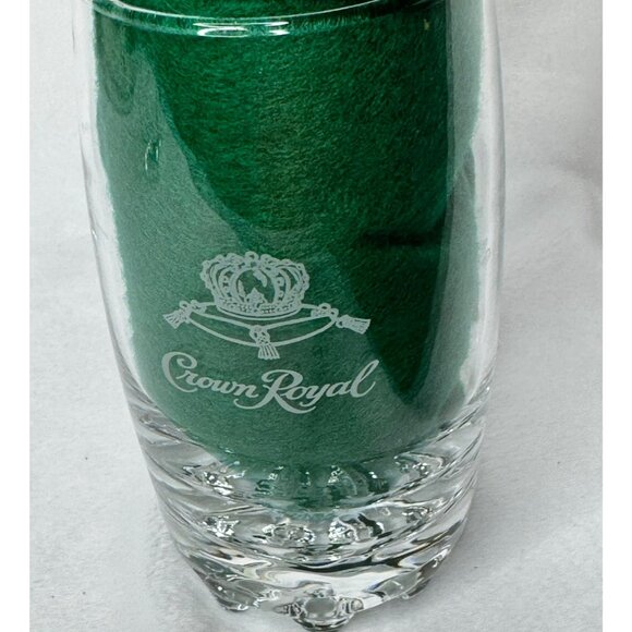 Crown Royal Highball Glasses Set Of 2 Crown Logo Italian Made Glassware - Picture 3 of 7